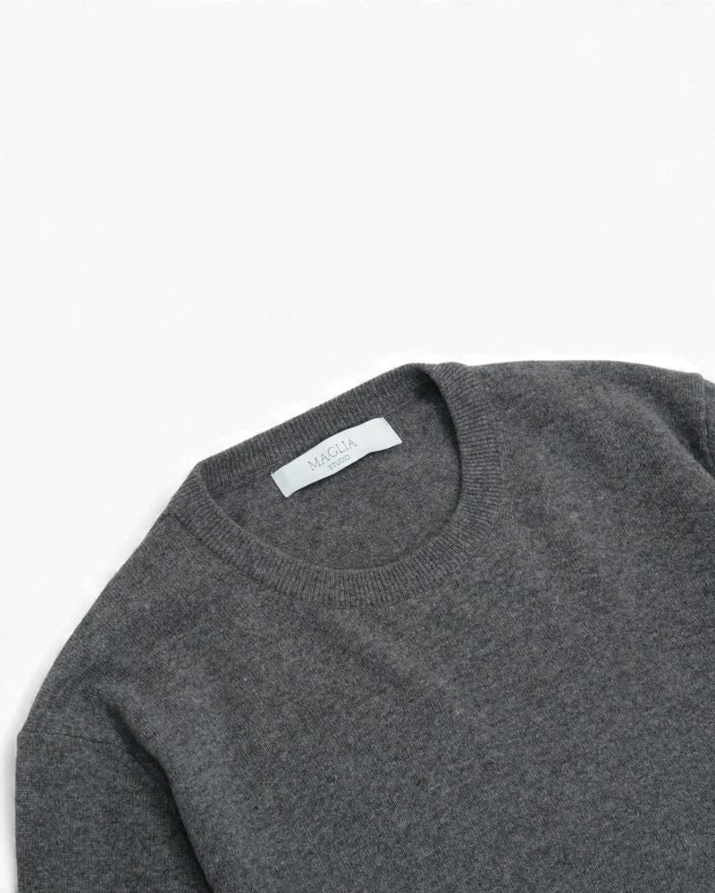 Charcoal Lambswool Sweater
