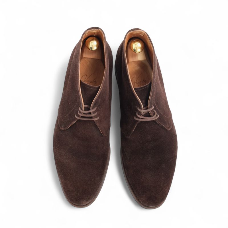 Dark Brown Suede Chukka Boots