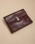 Brown Oxblood Leather Laptop Case by Baron