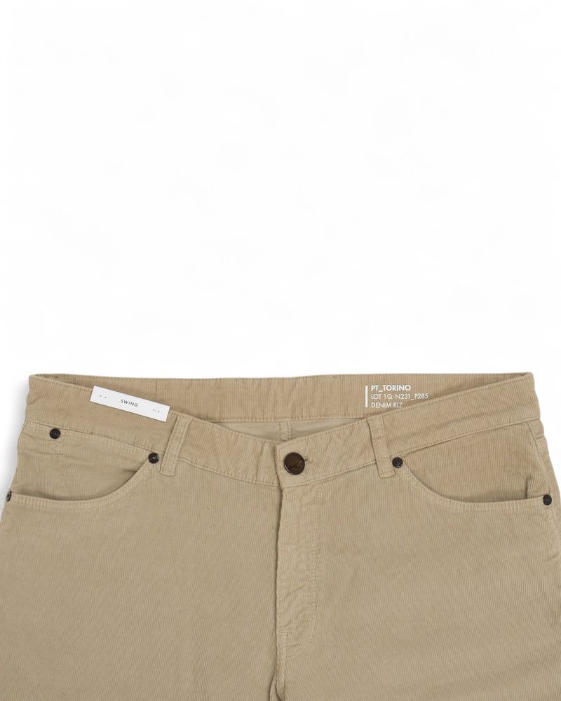 Beige Needlecord Trousers