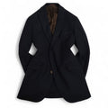 Navy Worsted Twill Sports Jacket