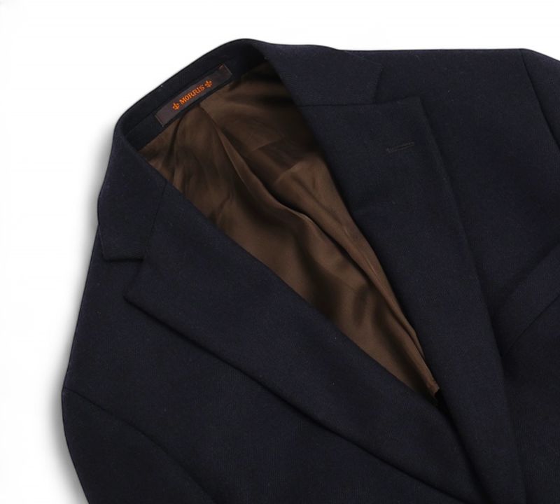 Navy Worsted Twill Sports Jacket