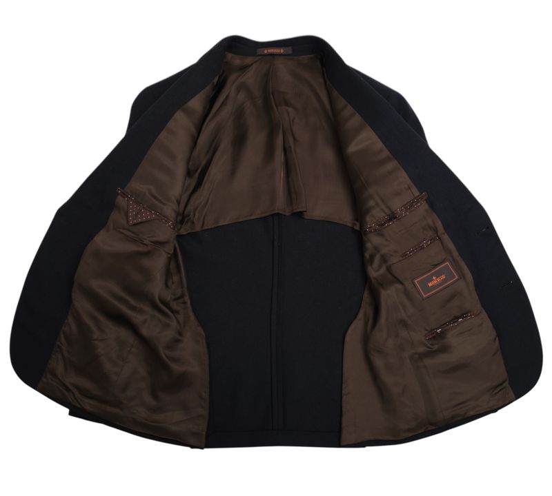 Navy Worsted Twill Sports Jacket