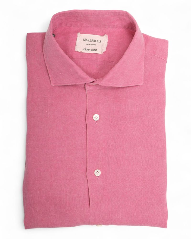 Pink Linen Shirt