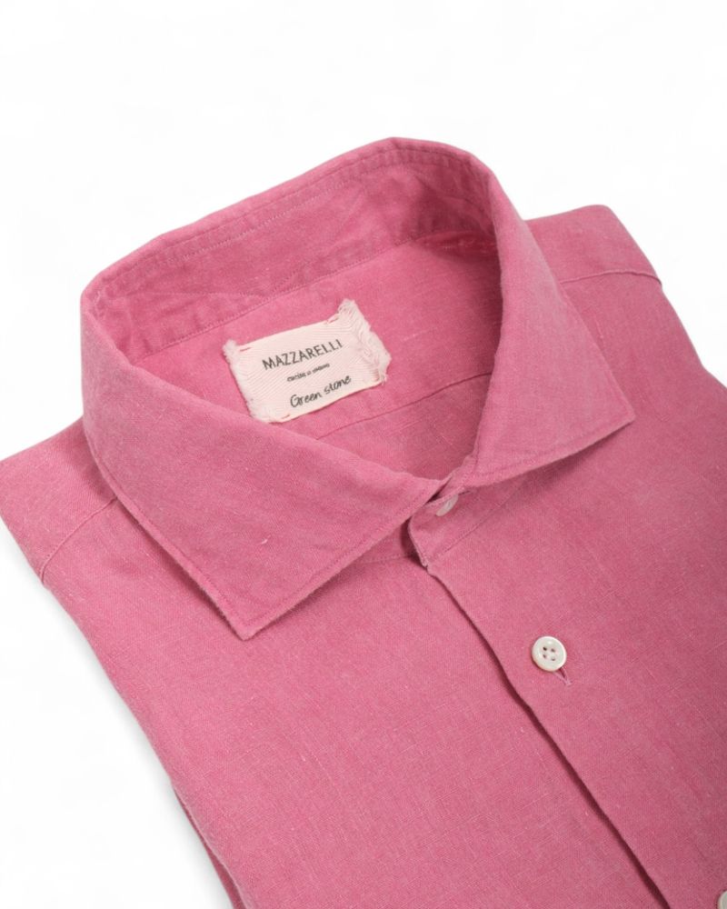 Pink Linen Shirt