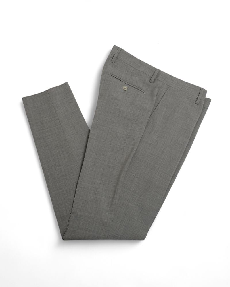 Light Grey Unlined DB. Suit