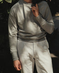 Grey Raglan Jersey Sweatshirt