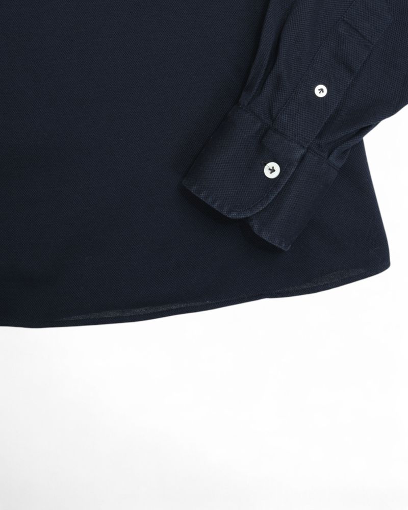 Dark Navy Cotton Popover