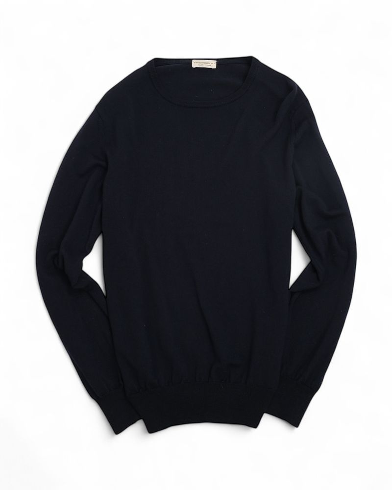 Navy Merino Crewneck