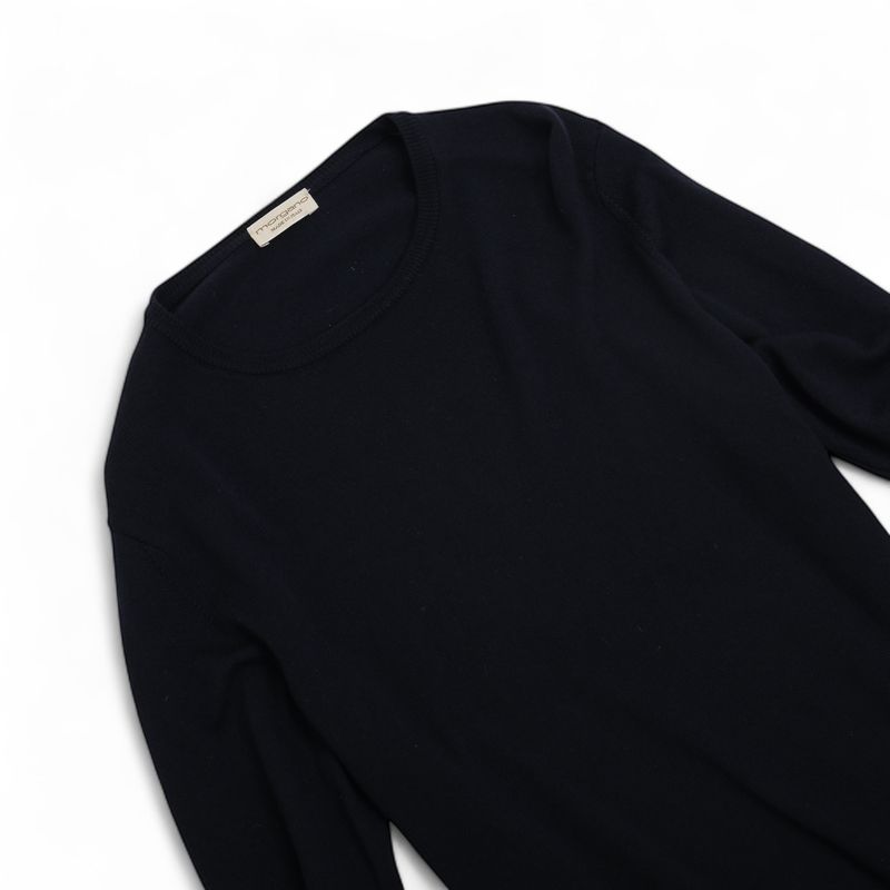 Navy Merino Crewneck