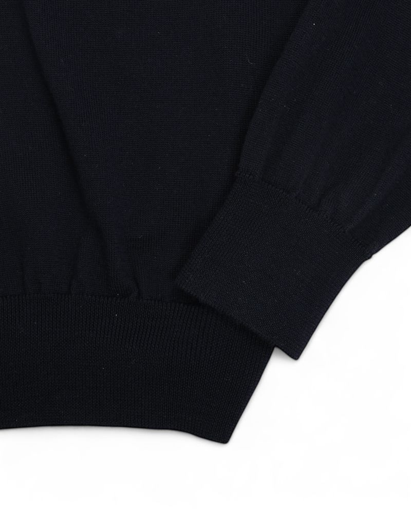 Navy Merino Crewneck