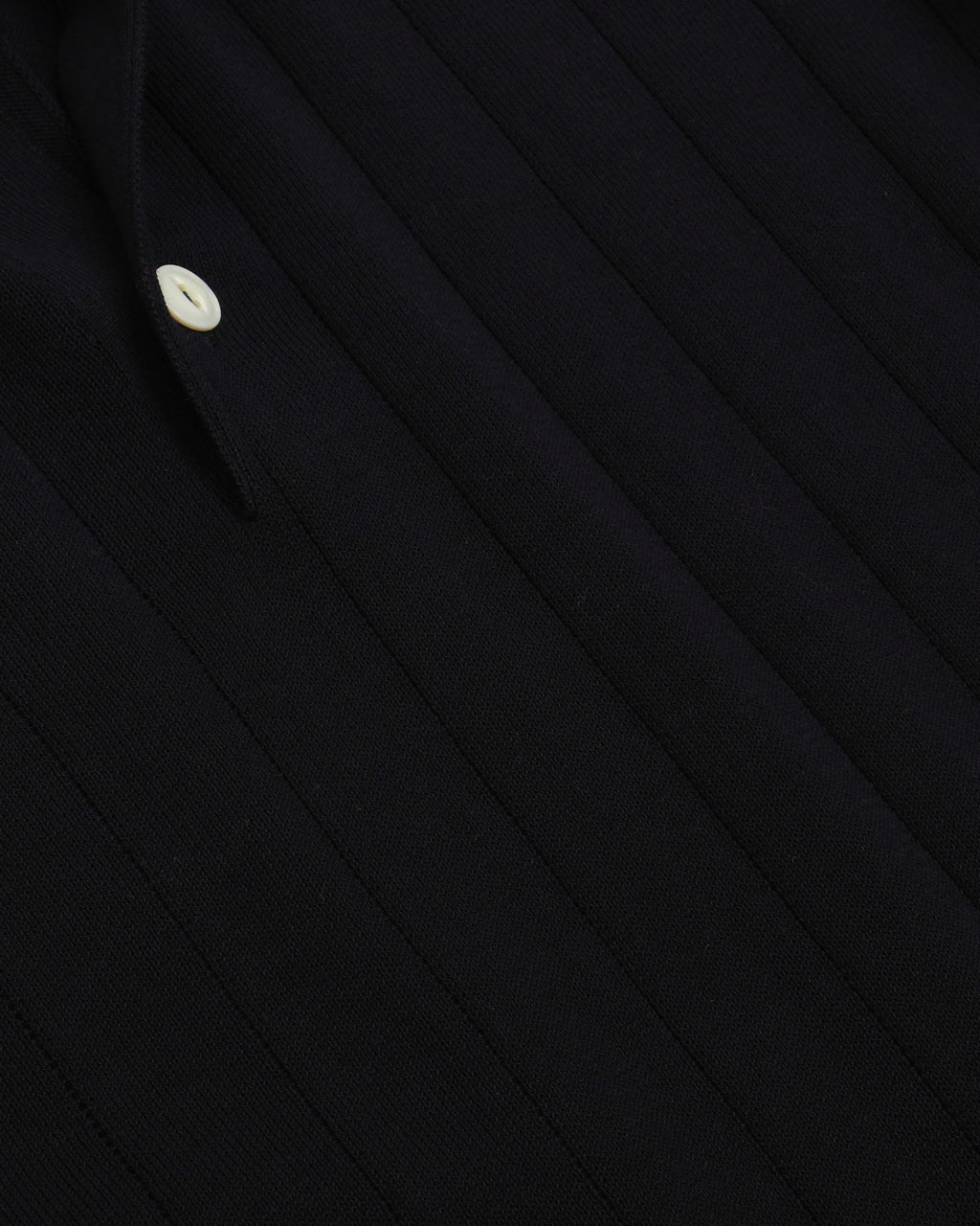 Navy Nonpareil "Collo Americano" LS Polo