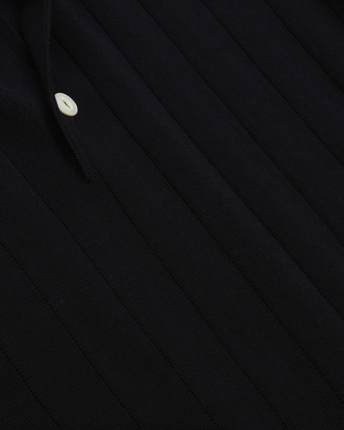 Navy Nonpareil "Collo Americano" LS Polo
