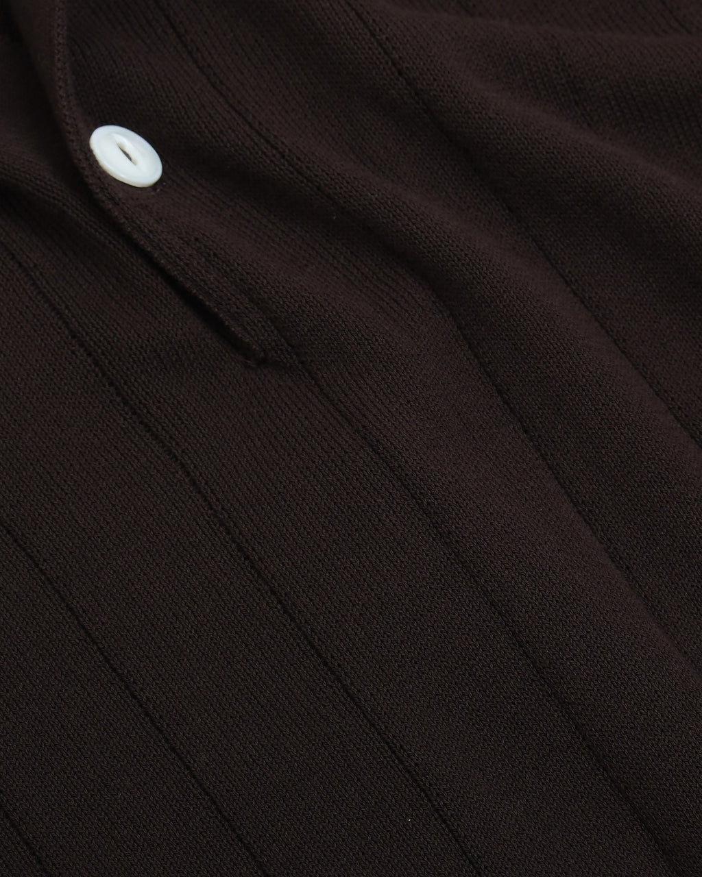 Ebano Nonpareil Collo Americano Long-Sleeve Polo