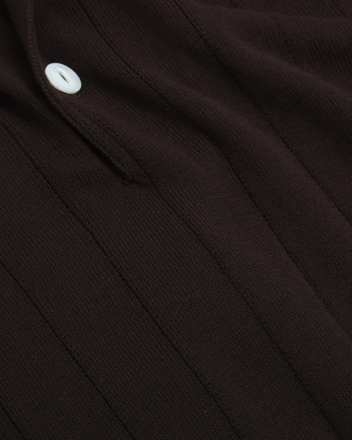 Ebano Nonpareil Collo Americano Long-Sleeve Polo