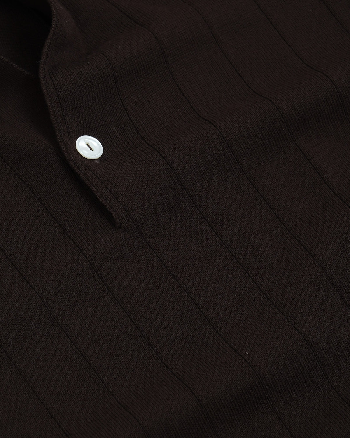 Ebano Nonpareil Collo Americano Short-Sleeve Polo