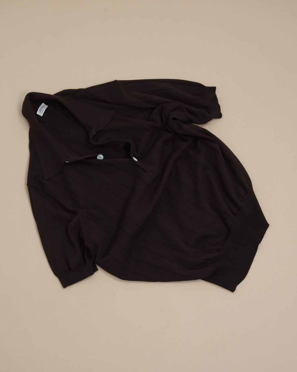 Ebano Nonpareil Collo Americano Short-Sleeve Polo