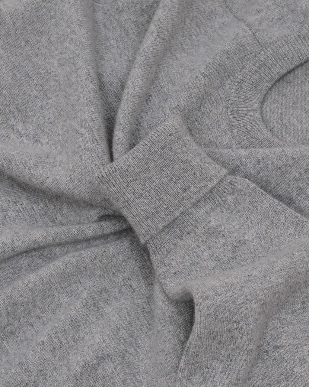 Stone Lambswool Standard Crewneck