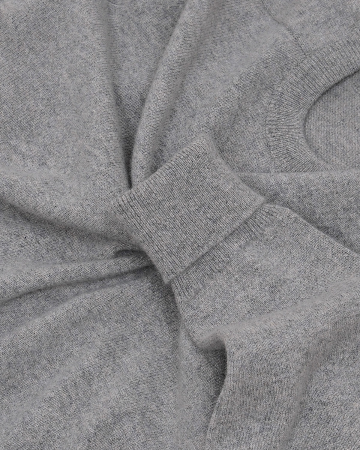 Stone Lambswool Standard Crewneck