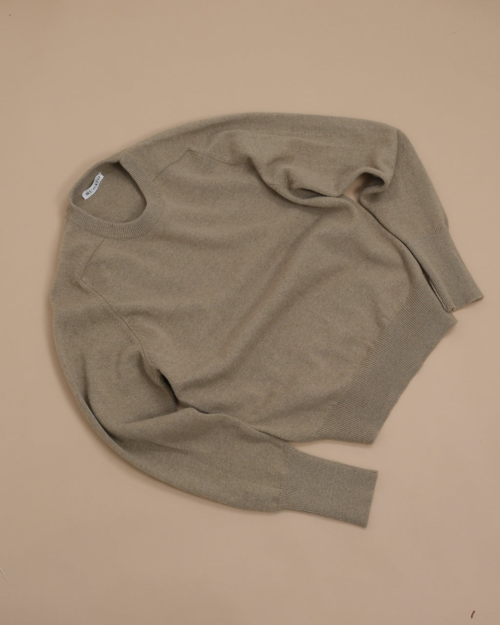 Gravel Lambswool Standard Crewneck