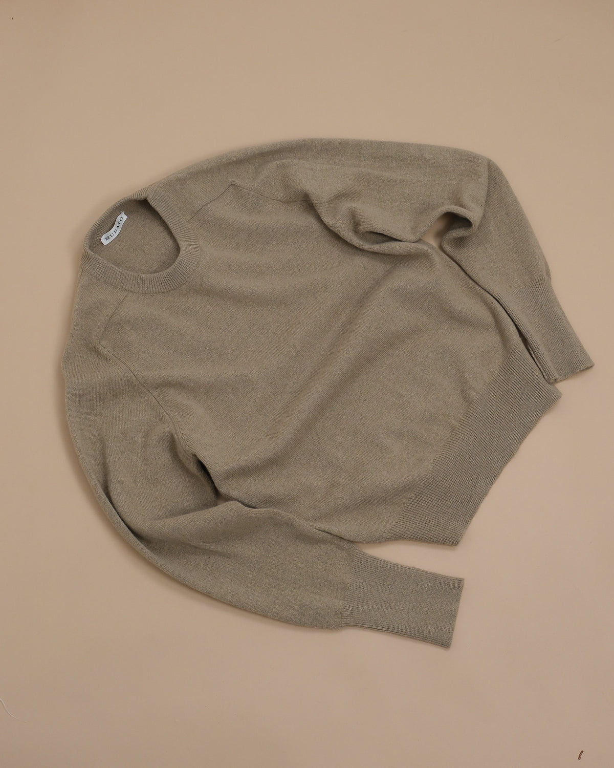Gravel Lambswool Standard Crewneck
