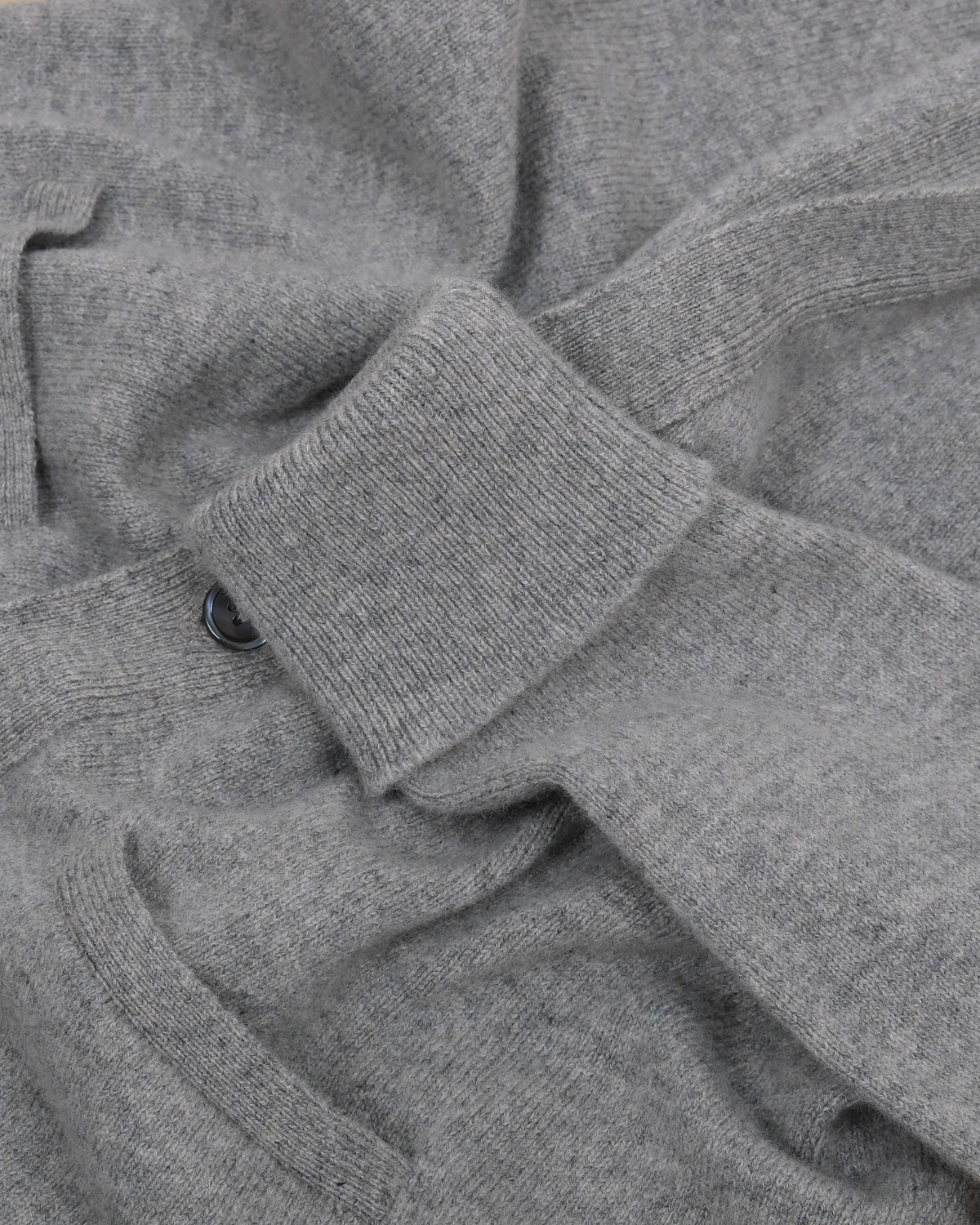 Stone Lambswool Standard Cardigan
