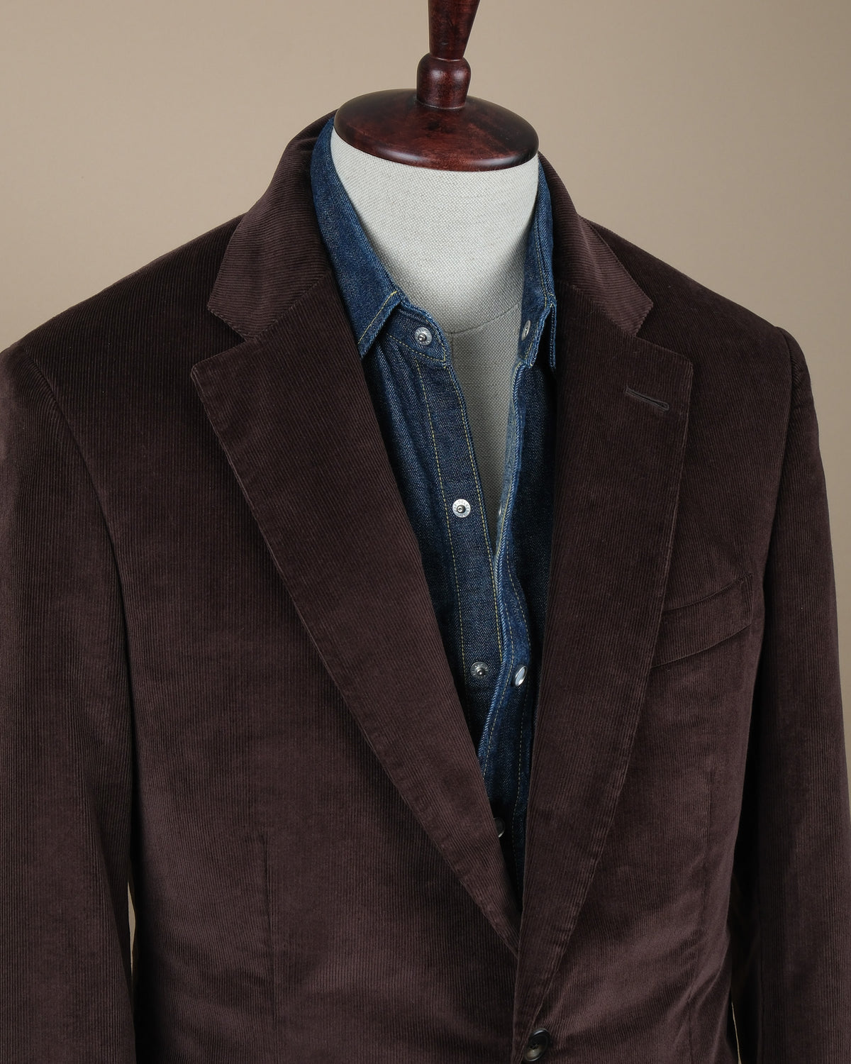 Chocolate Corduroy Suit