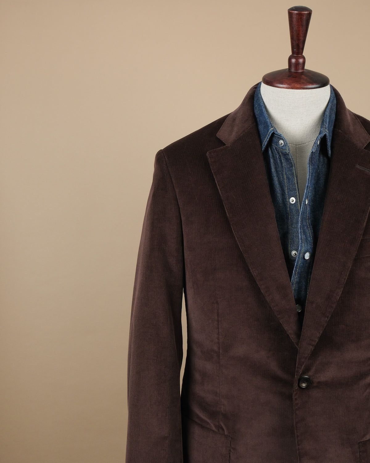 Chocolate Corduroy Suit