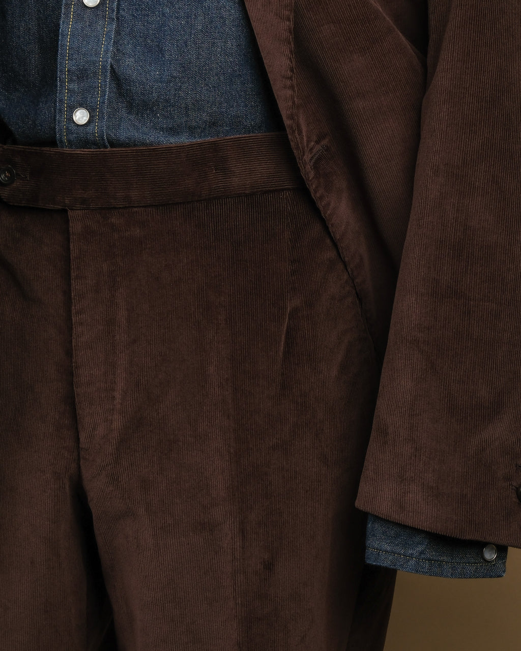 Chocolate Corduroy Suit