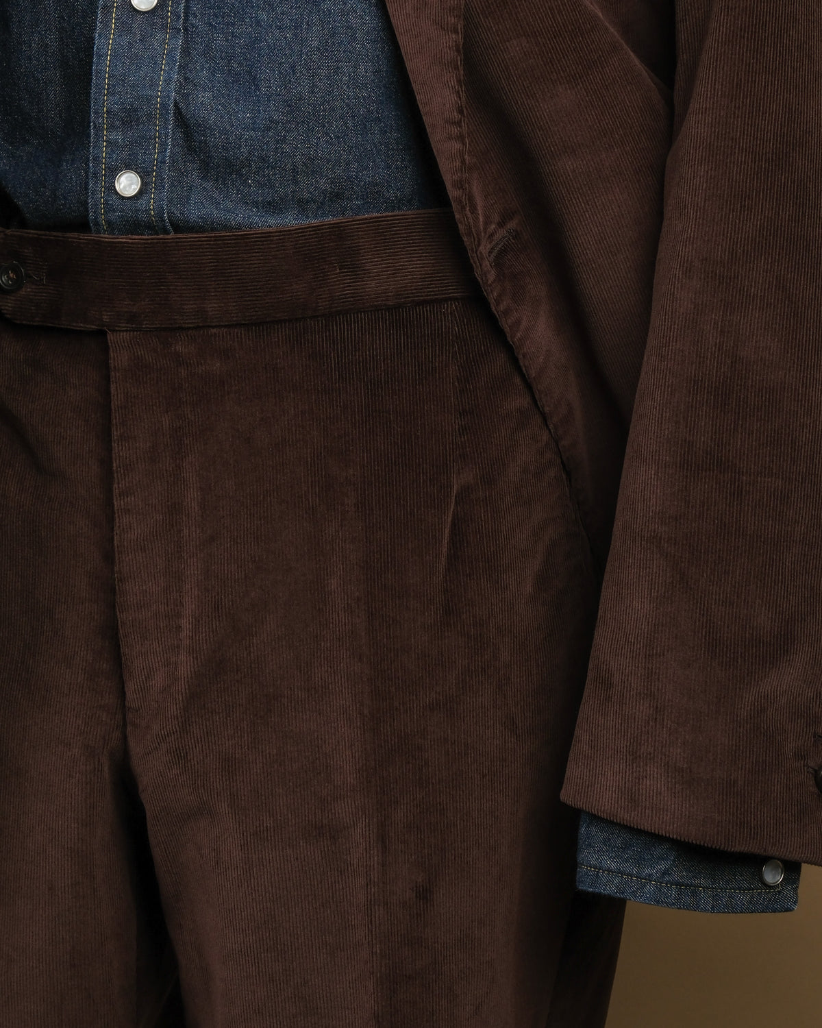 Chocolate Corduroy Suit