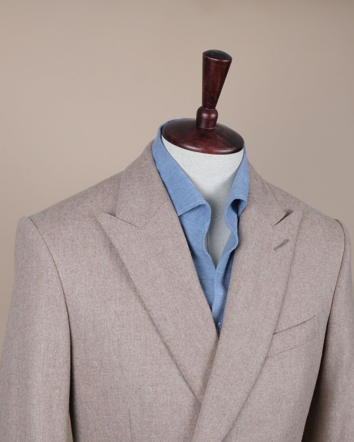 Beige DB. Woollen Flannel Sports Jacket