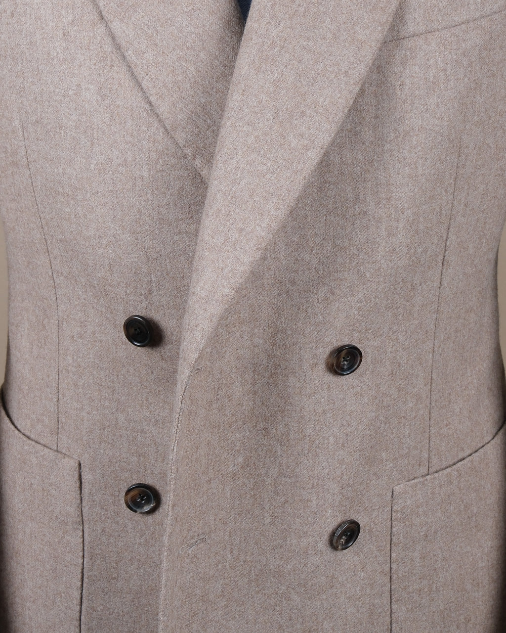 Beige DB. Woollen Flannel Sports Jacket