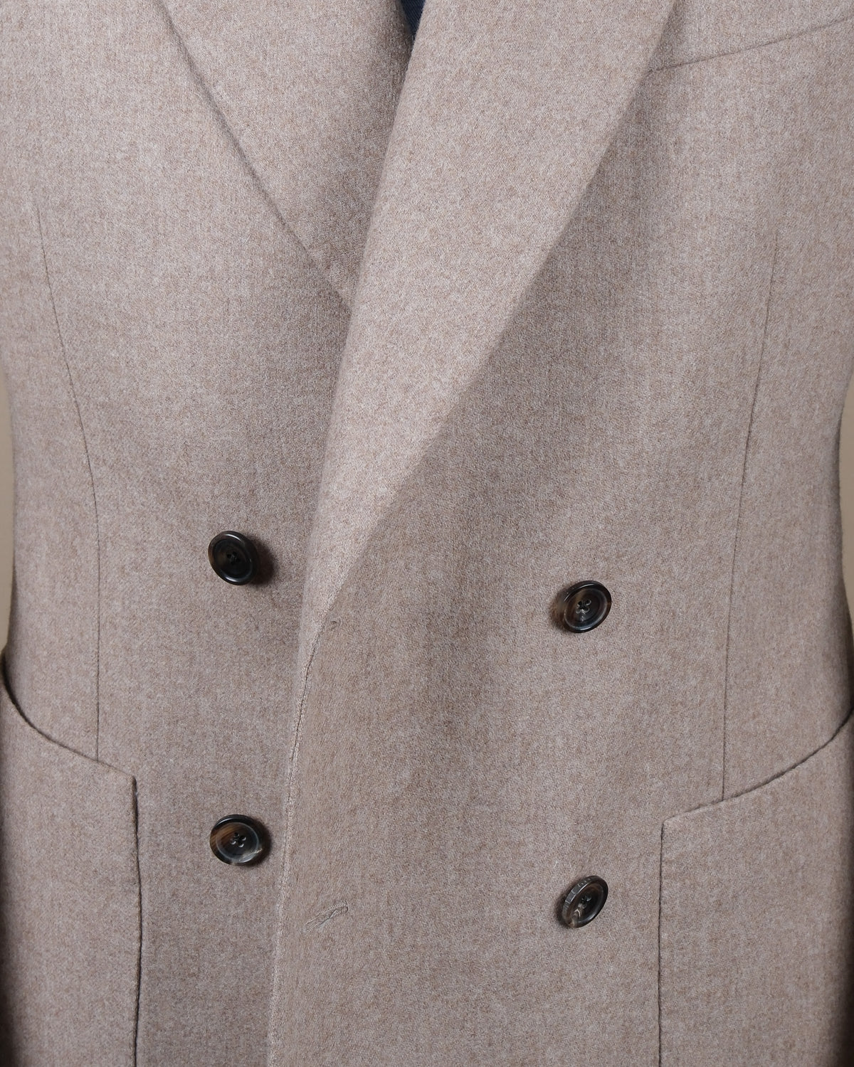 Beige DB. Woollen Flannel Sports Jacket