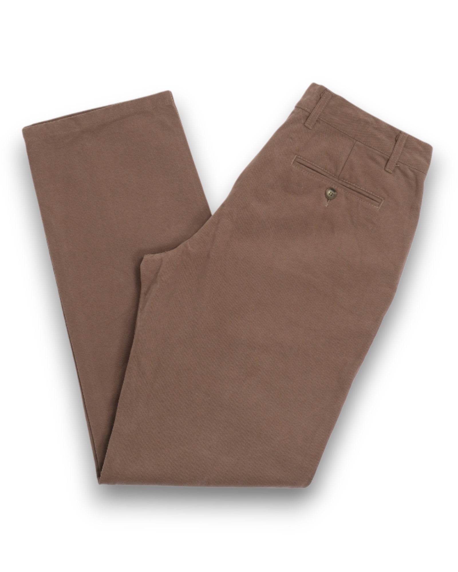 Taupe Heavy Cotton Twill Trousers