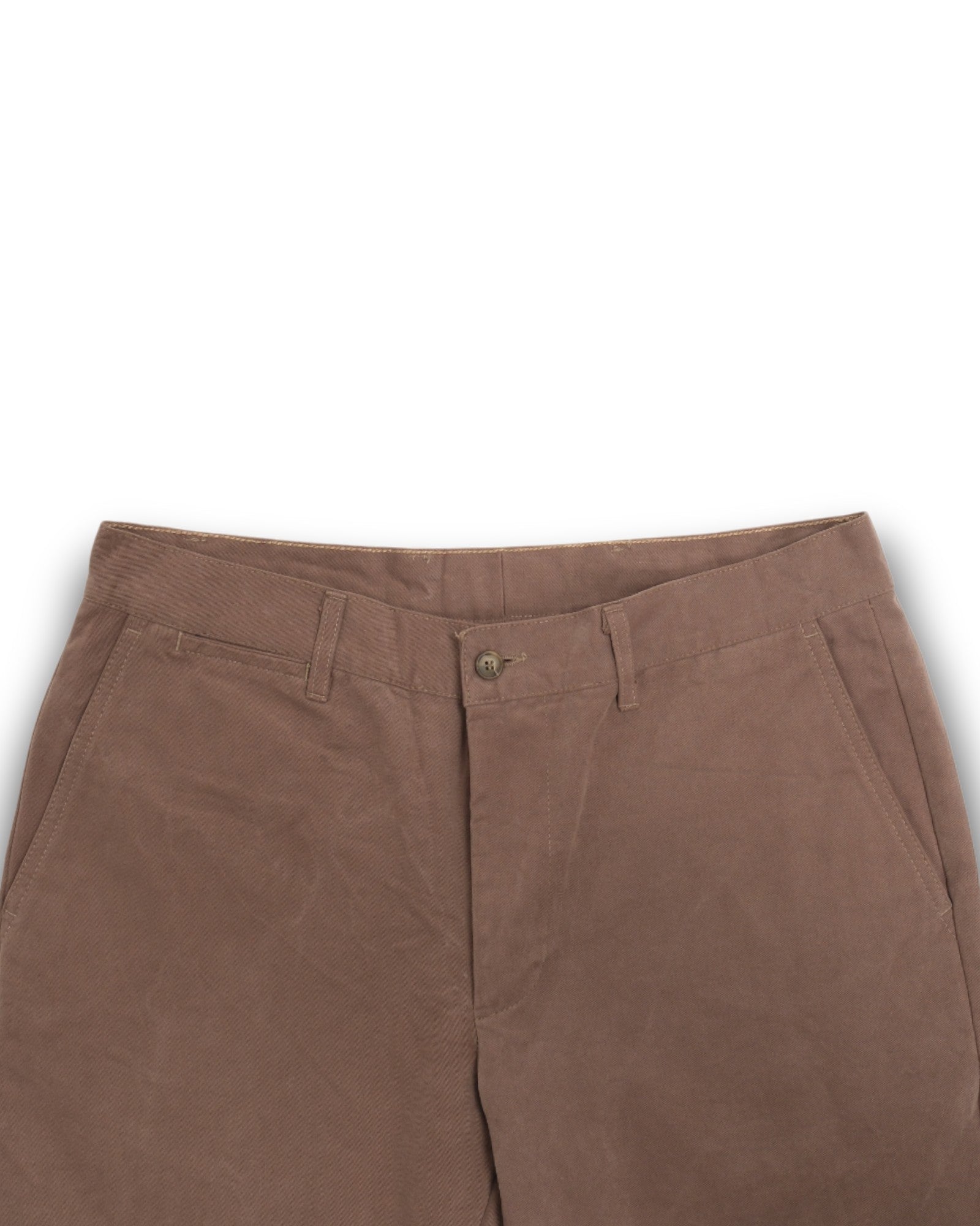 Taupe Heavy Cotton Twill Trousers