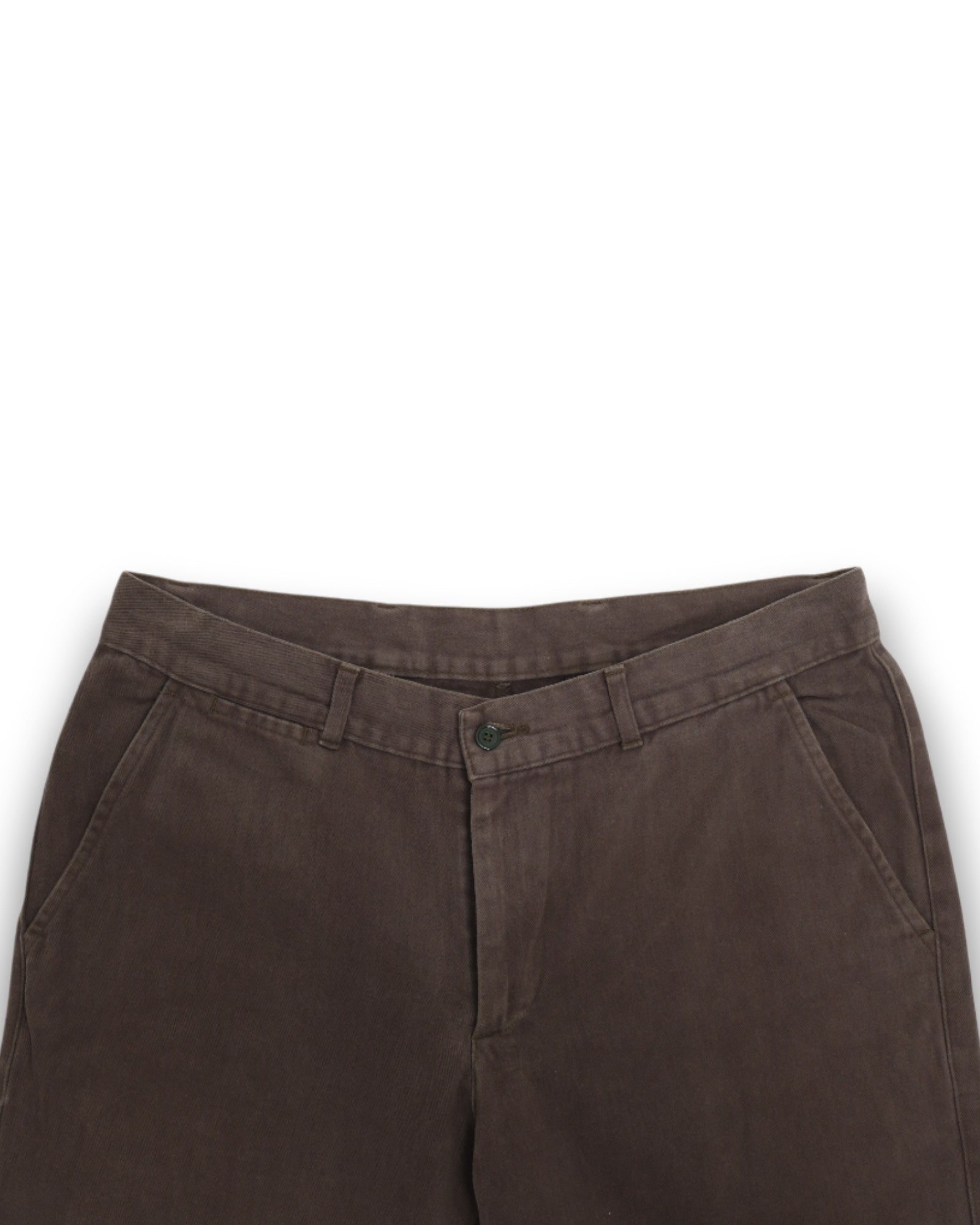 Ash Grey Heavy Cotton Twill Trousers