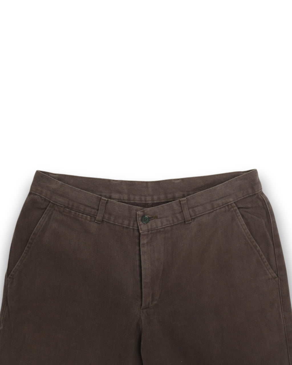 Ash Grey Heavy Cotton Twill Trousers