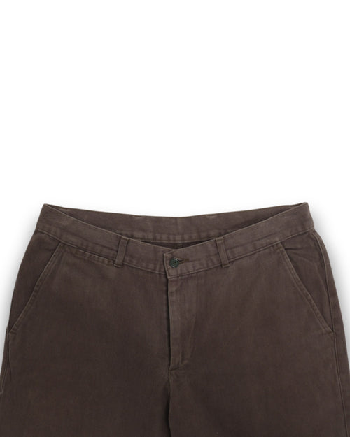 Ash Grey Heavy Cotton Twill Trousers