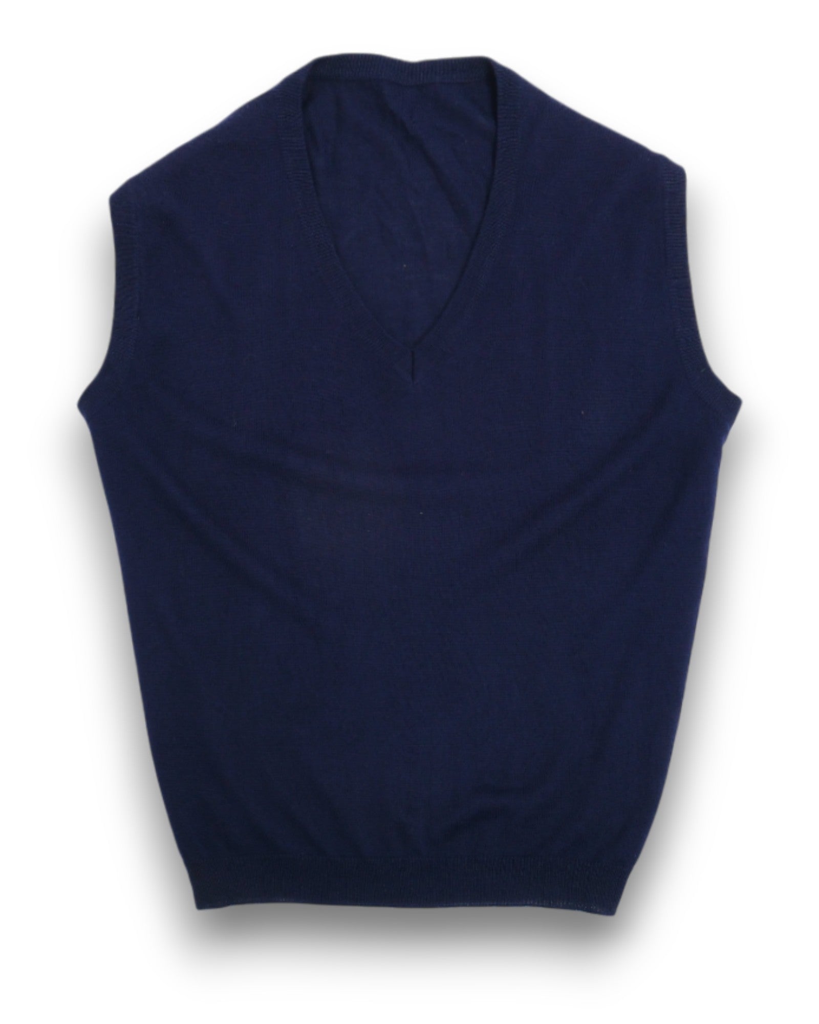 Navy Wool Sweater Vest