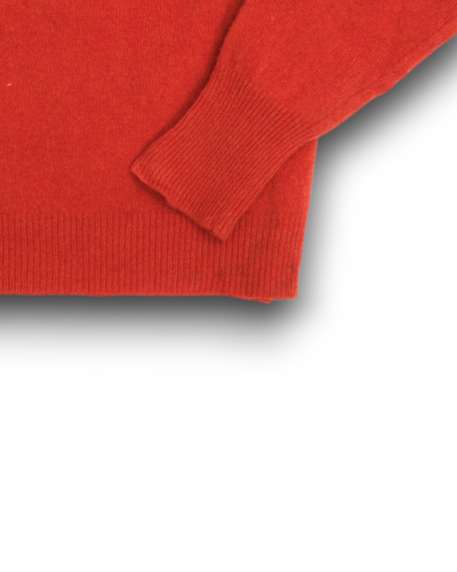 Dark Orange Lambswool Polo