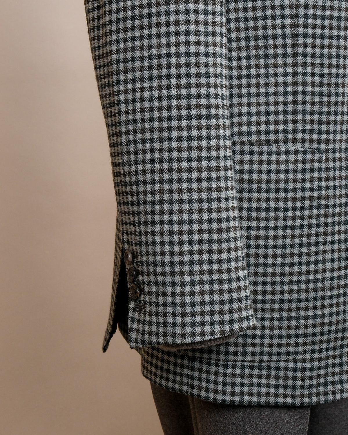 Grey & Brown Gunclub Sports Jacket