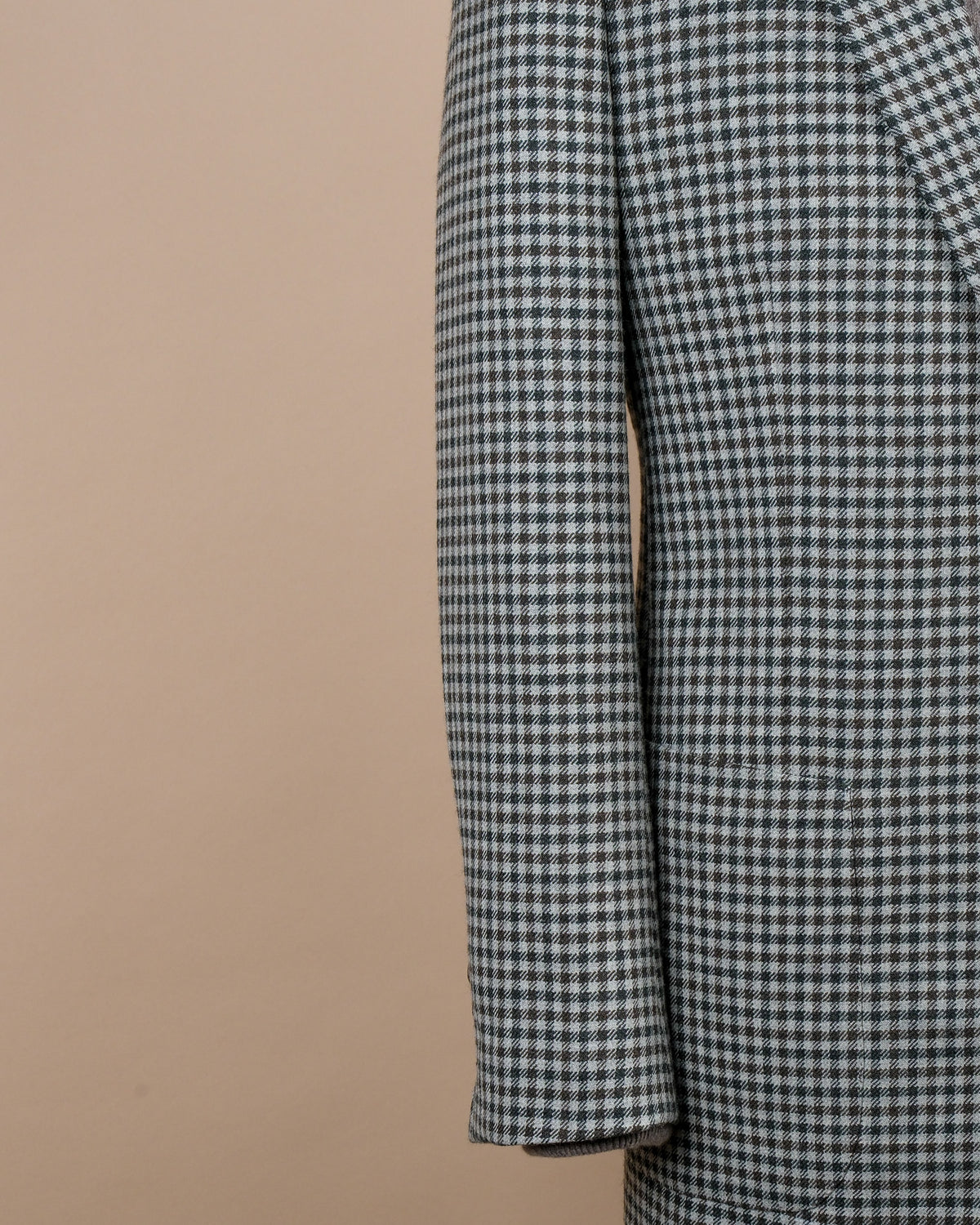 Grey & Brown Gunclub Sports Jacket