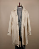 Beige Cotton Split-Raglan Torino Coat
