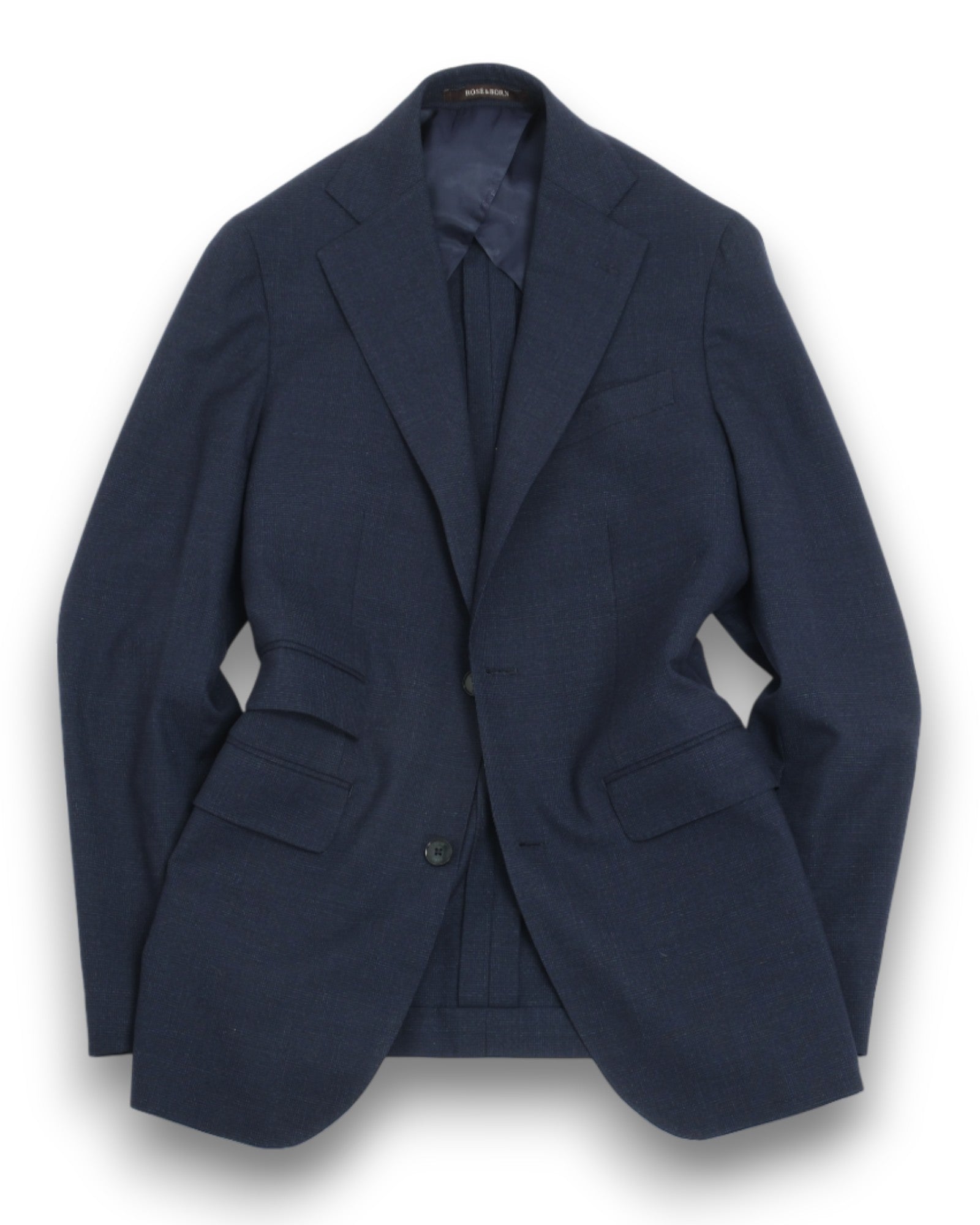 Dark Blue Mini Check 2-Piece Suit