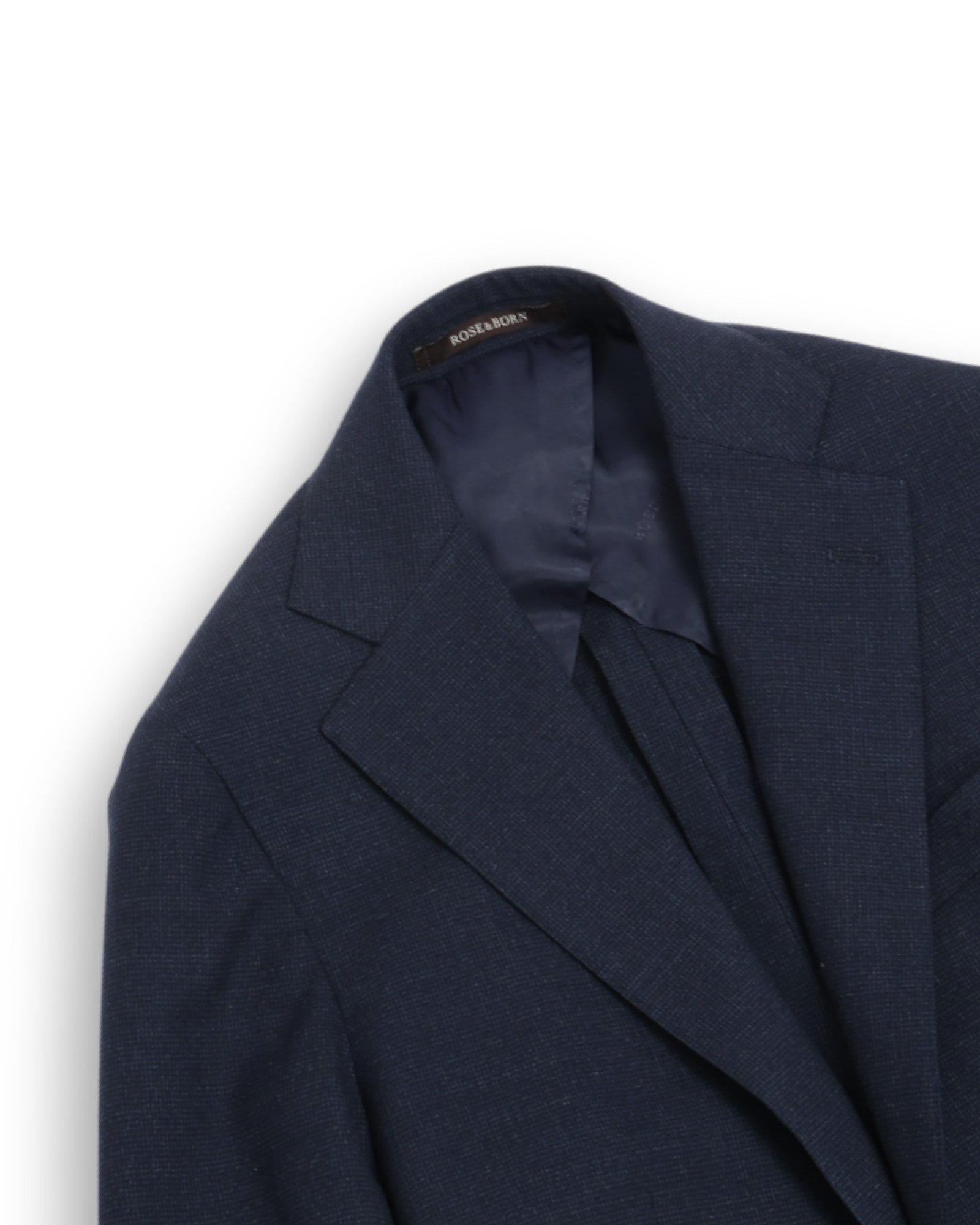 Dark Blue Mini Check 2-Piece Suit