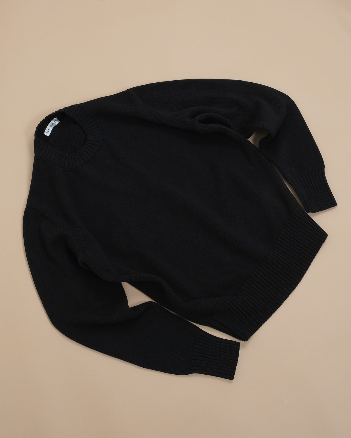 Nero Cotton Heavy Crewneck