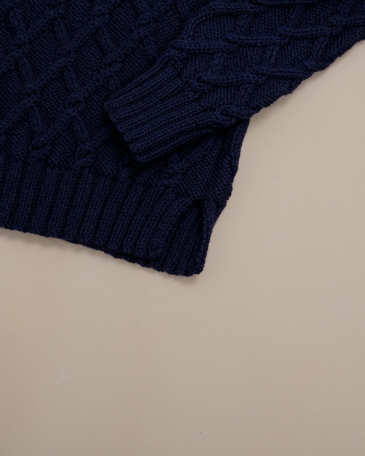 Navy Hand-Knitted Mariner