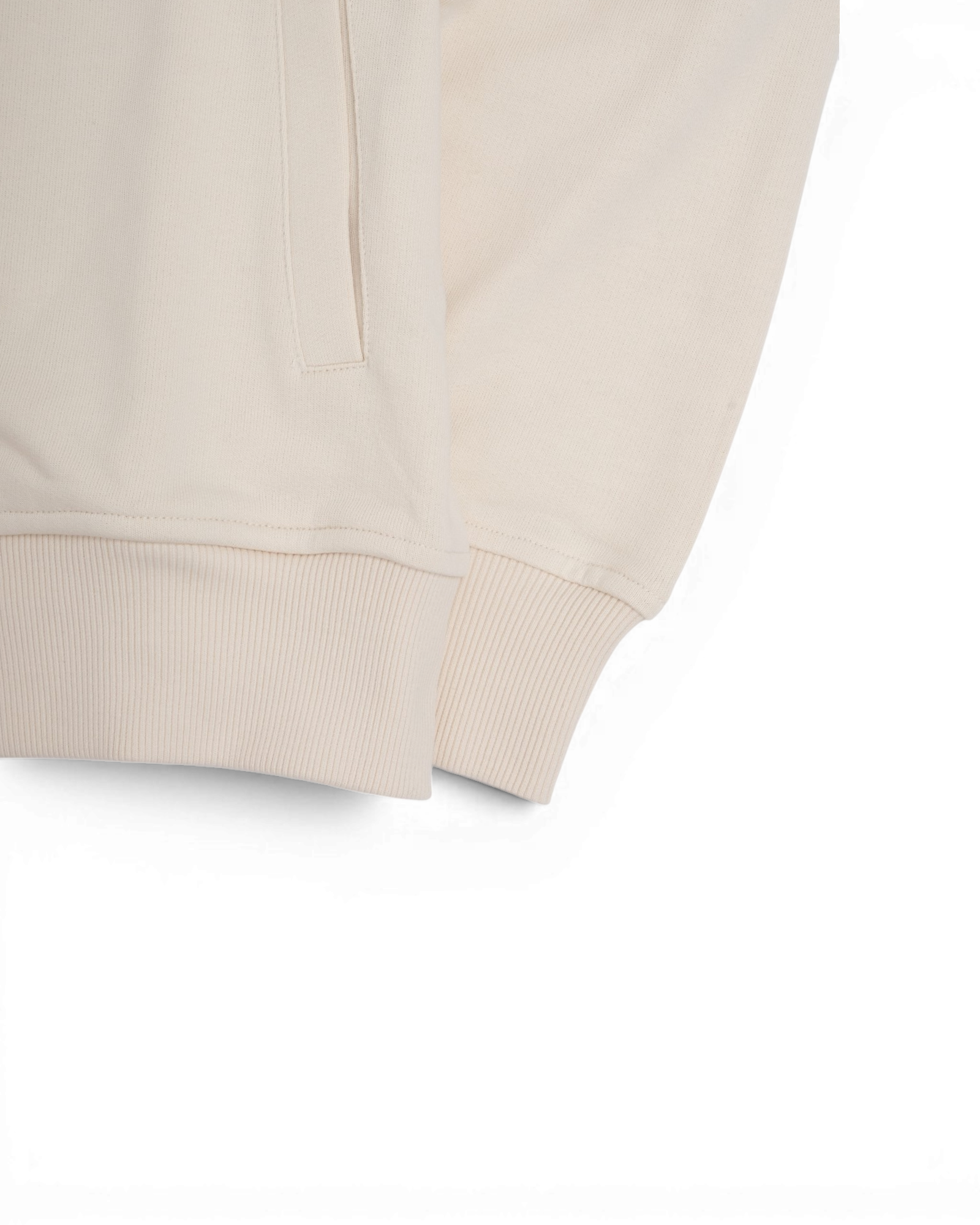 Beige Cotton Blouson Jacket