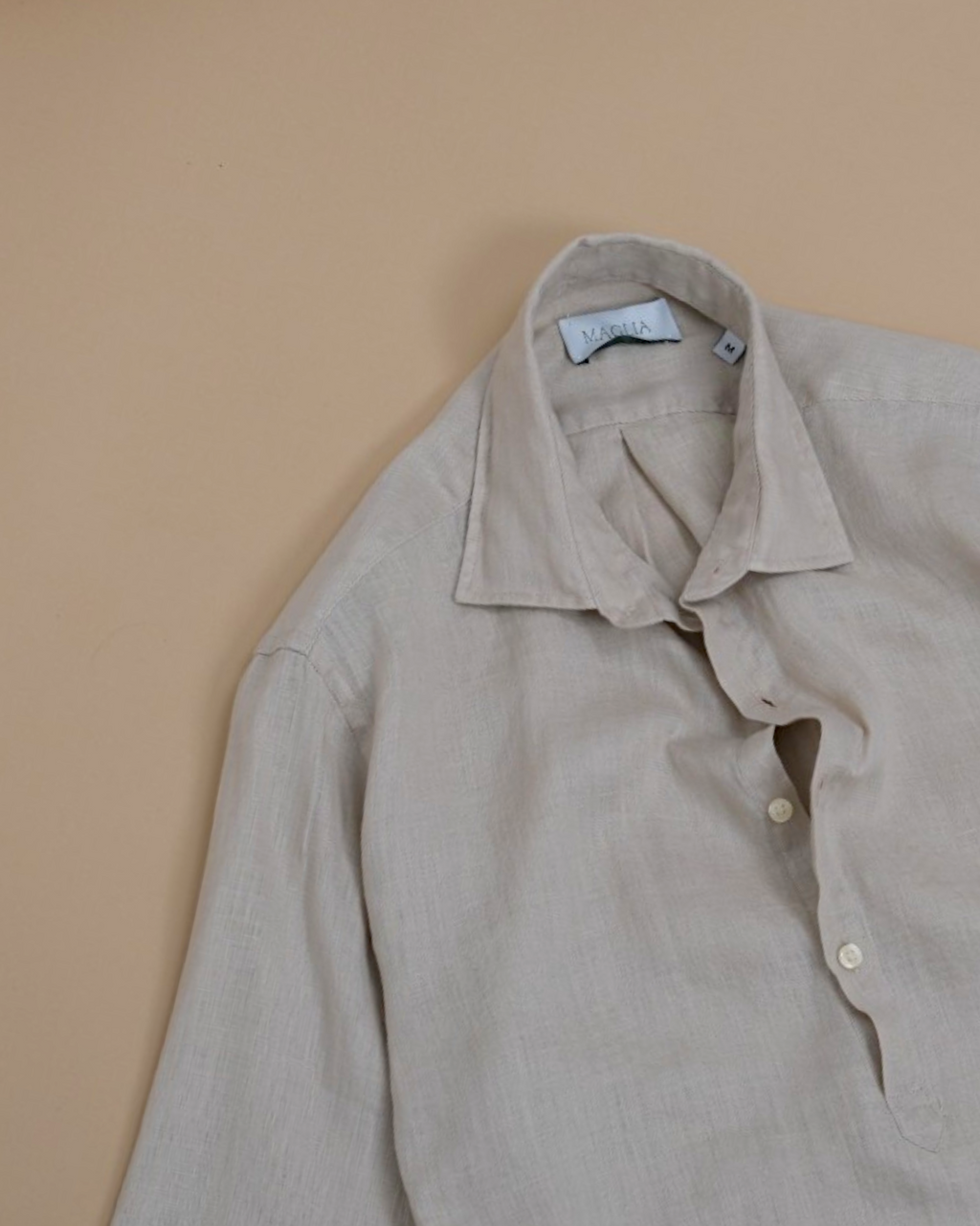 Light Beige Linen Popover