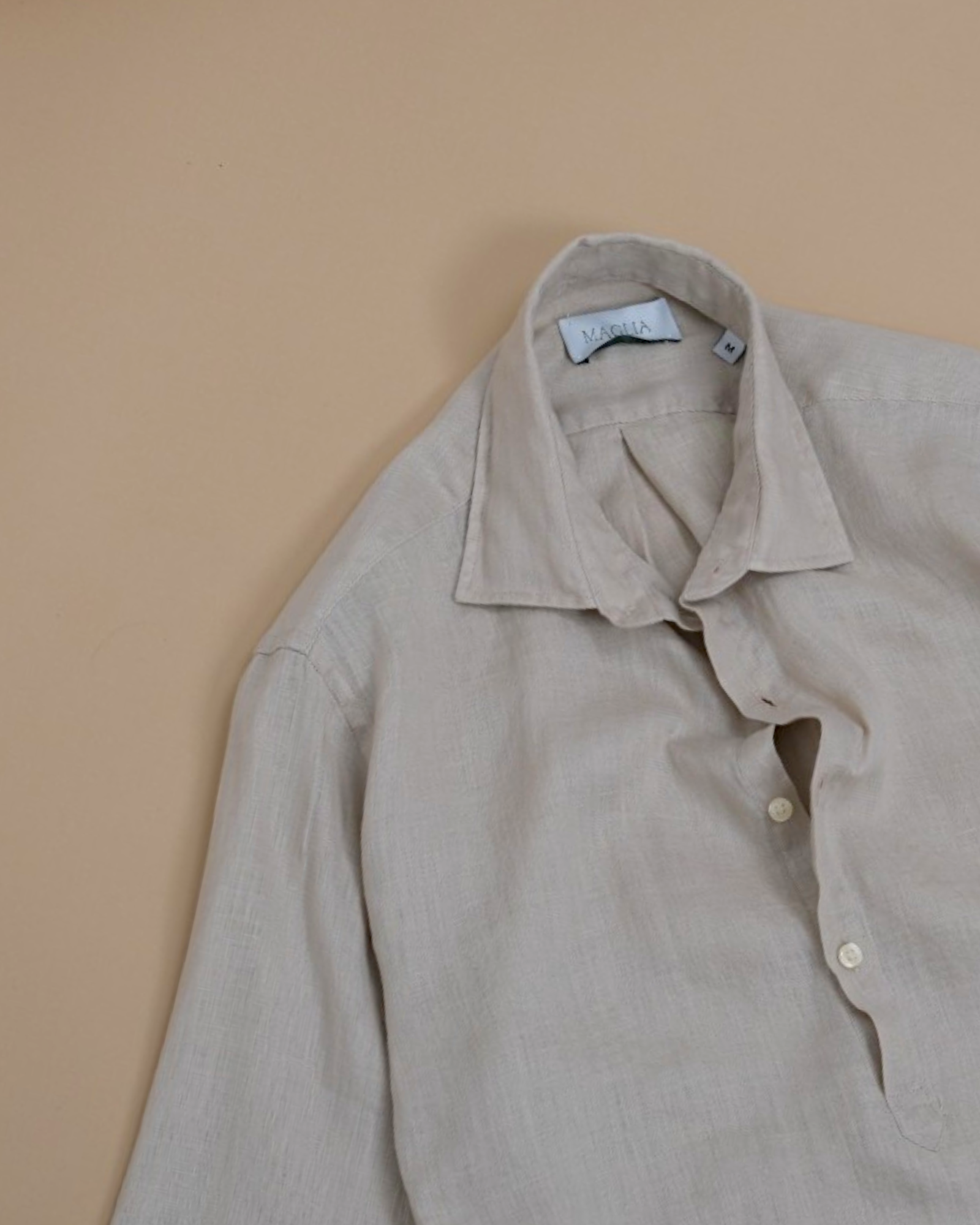Light Beige Linen Popover